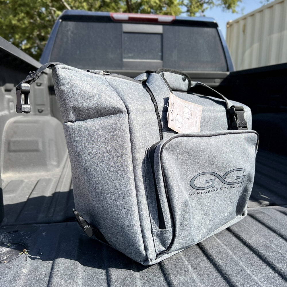 GameGuard Gunmetal Cooler Bag, Dimensions 17 × 10 × 12 in